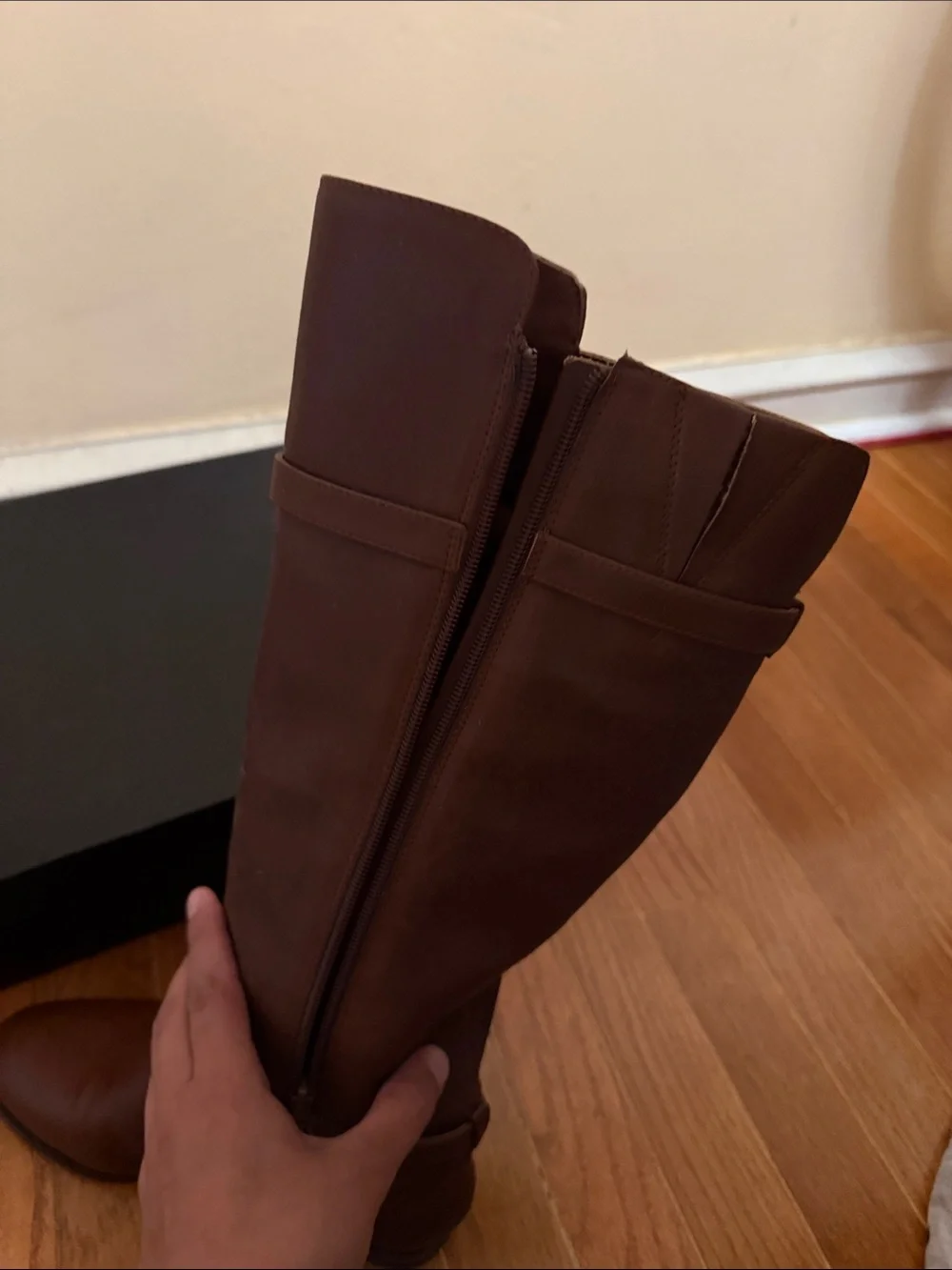 INC International Concepts Chestnut Brown Over-the-Knee Riding Boots